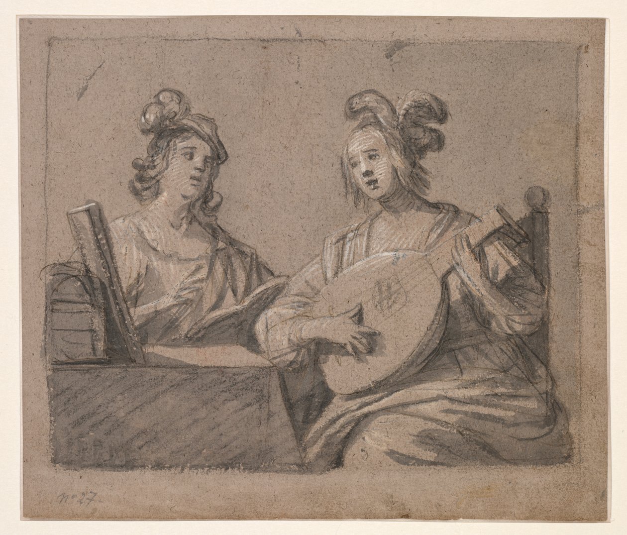 Musikalsk Scene af Anonymous