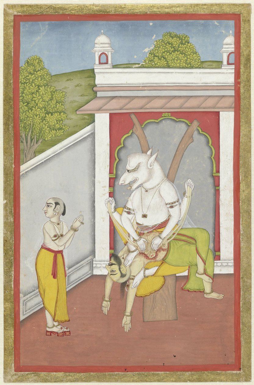 Narasimha (man-løve inkarnationen af ​​Vishnu) af Anonymous