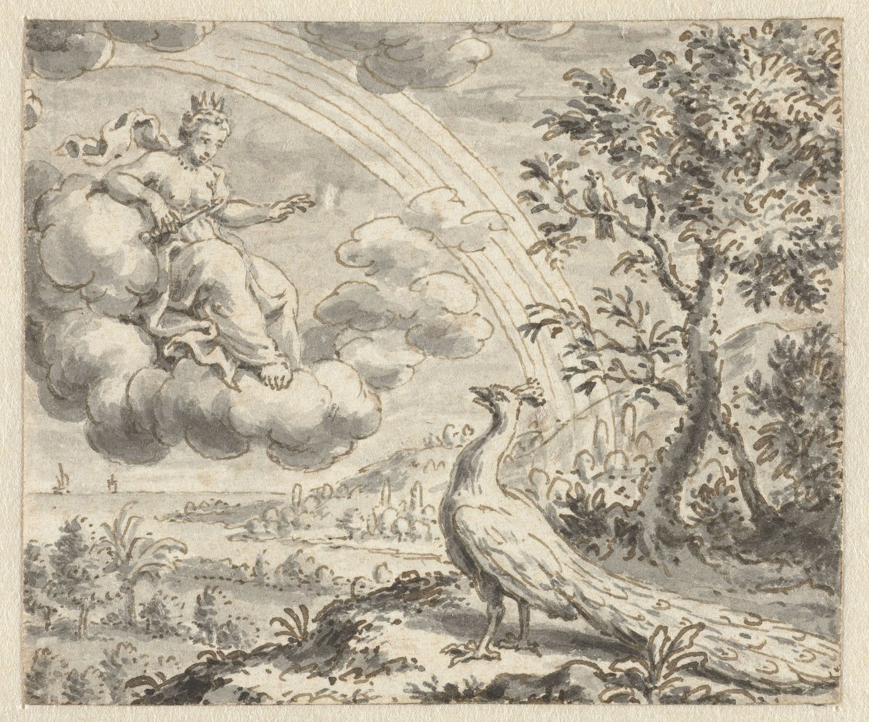 Peacock klager til Juno Design til illustrationer til en udgave af Jean de la Fontaines Fabler (serietitel) af Anonymous