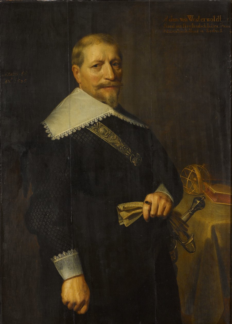 Portræt af Adam van Westerwolt (1580-1639) af Anonymous