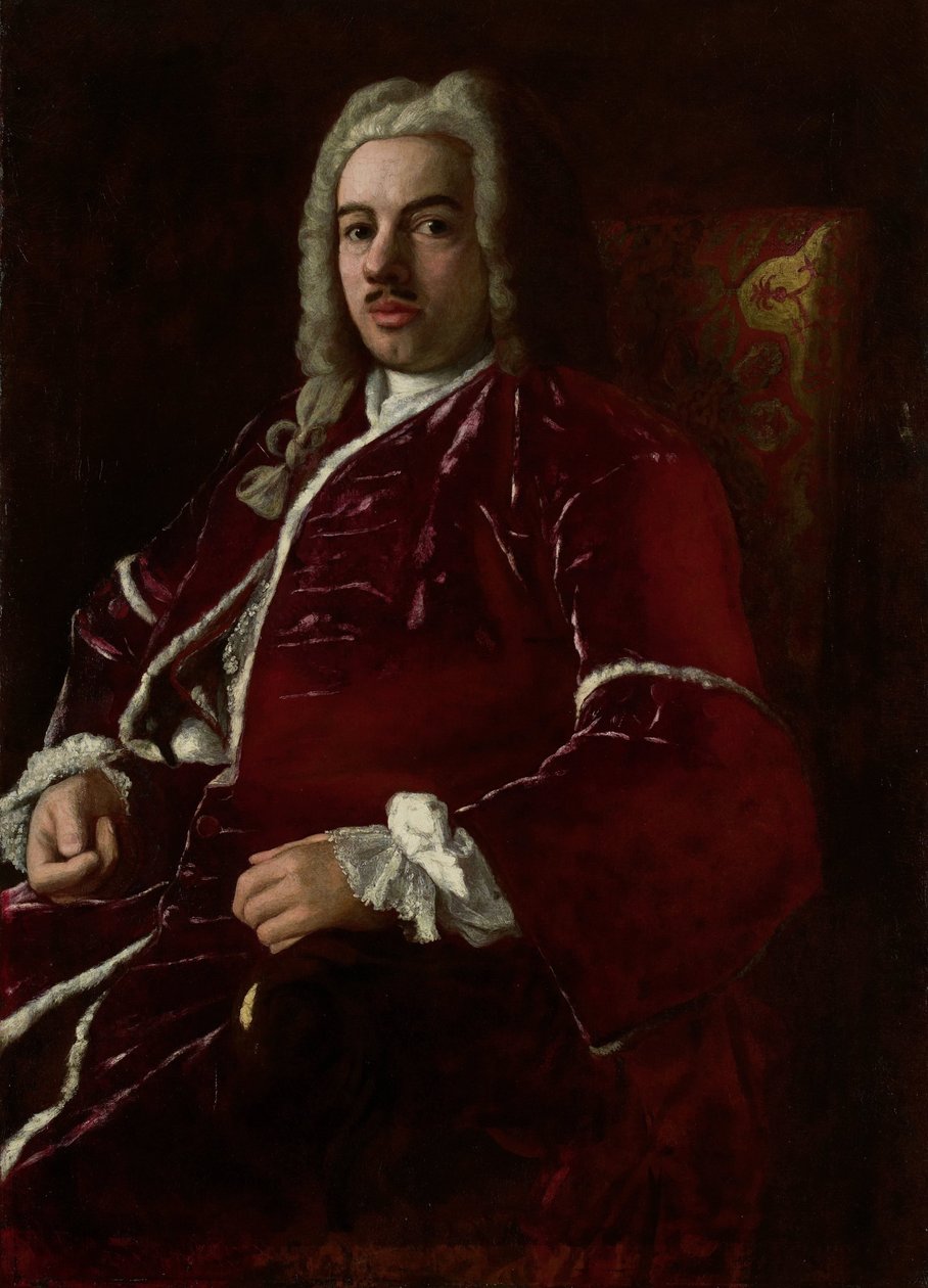 Portræt af Cornelis Calkoen (1696-1764). Ambassadør til Det Osmanniske Rige i Konstantinopel (Istanbul) af Anonymous
