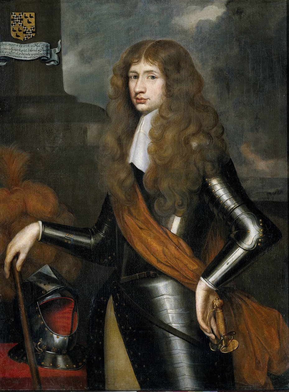 Portræt af Cornelis van Aerssen, Lord of Sommelsdijk, guvernør i Surinam fra 1683 af Anonymous