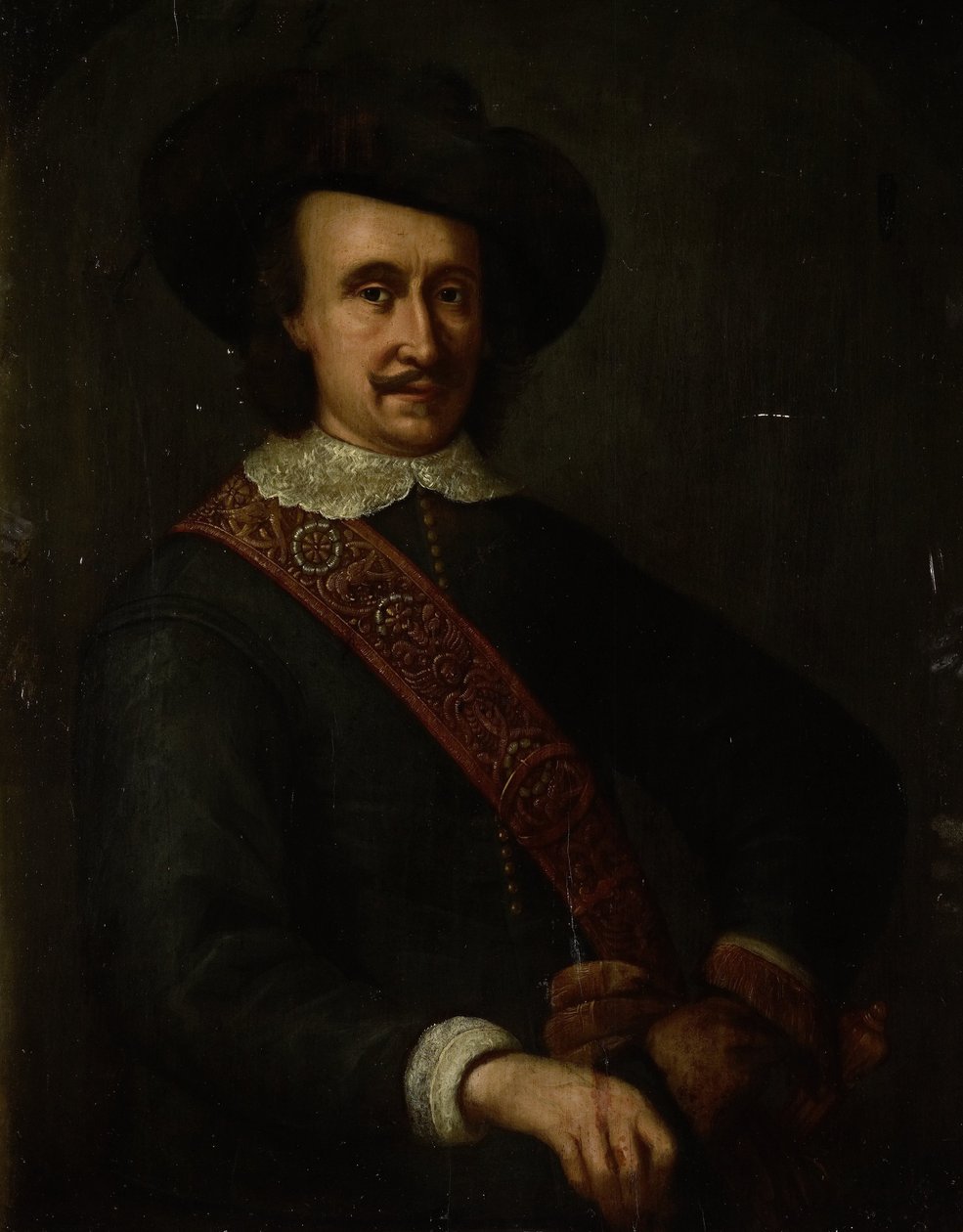 Portræt af Cornelis van der Lijn, generalguvernør i Hollandsk Ostindien af Anonymous