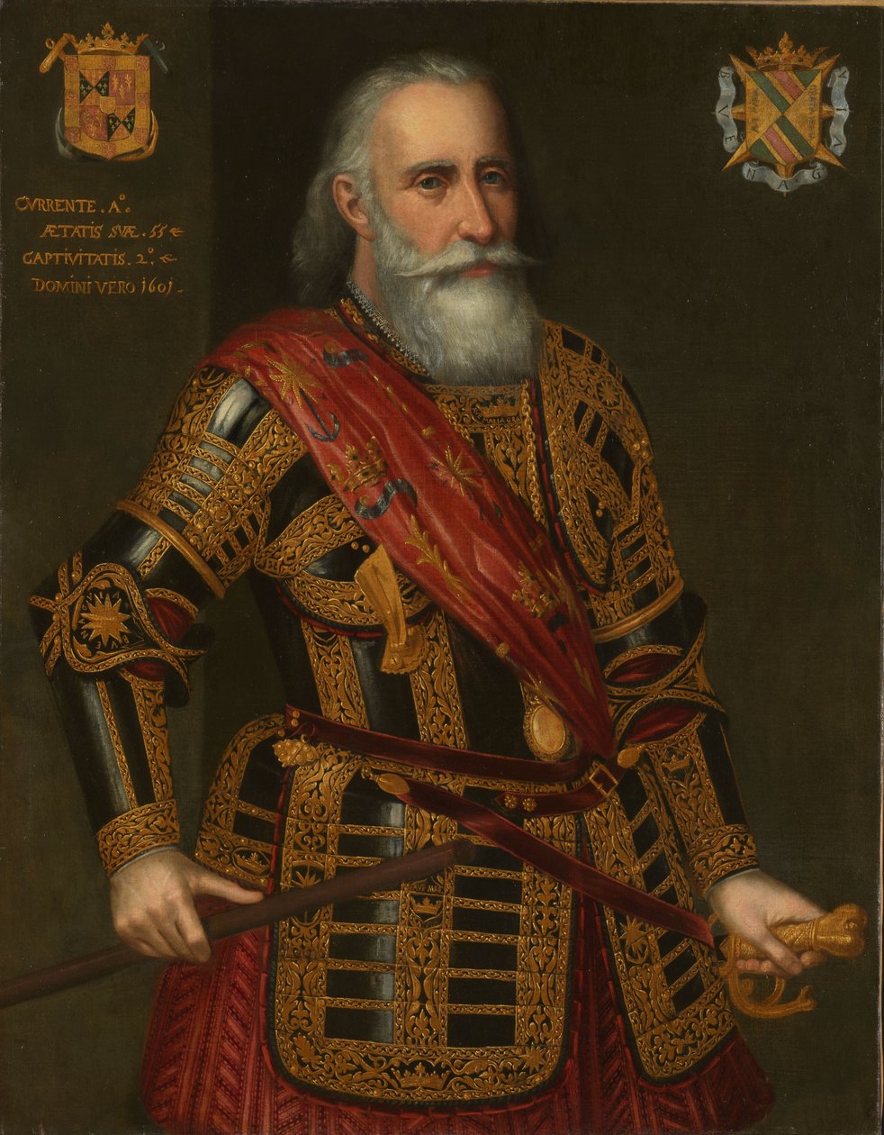 Portræt af Francisco Hurtado de Mendoza Portræt af Francisco Hurtado de Mendoza, admiral af Aragon af Anonymous