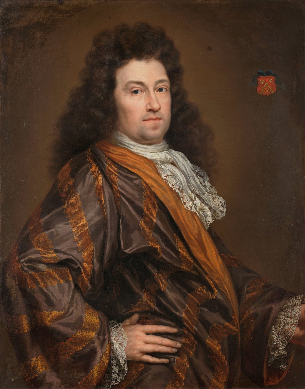 Portræt af François Leydecker (1650-1718). Delegeret til Revisionsretten for Zeeland af Anonymous