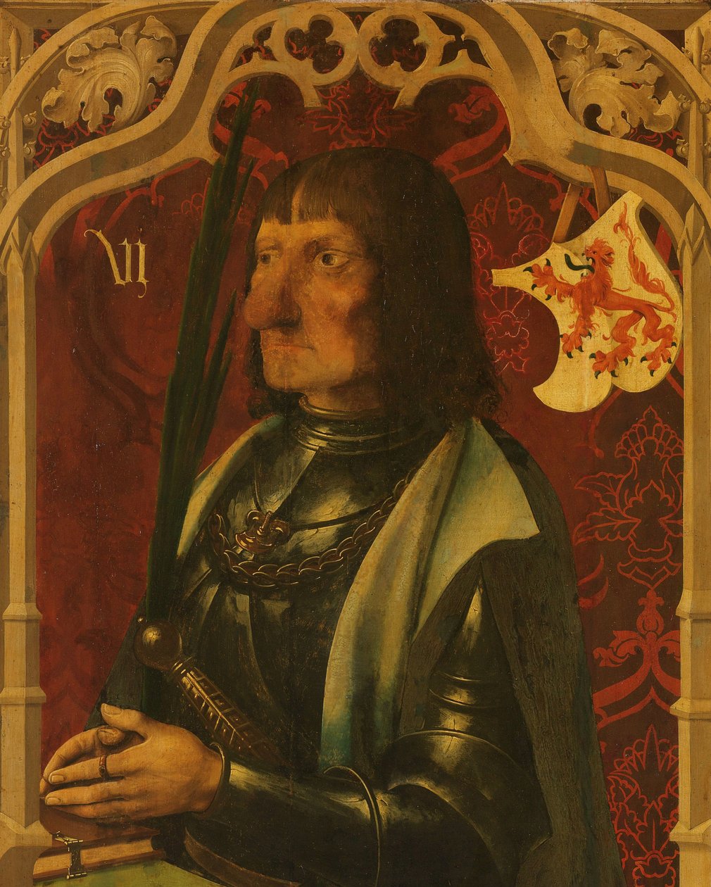 Portræt af Hendrik IV af Naaldwijk, Ridder og Arvemarskal af Holland af Anonymous