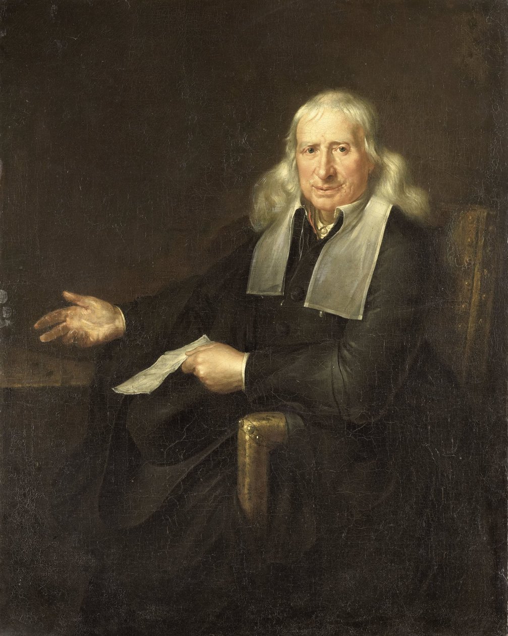 Portræt af Jan van Lennep den ældre (1634-1711). Amsterdam Købmand i Silke, Guld og Sølv Tøj og Kunstsamler af Anonymous