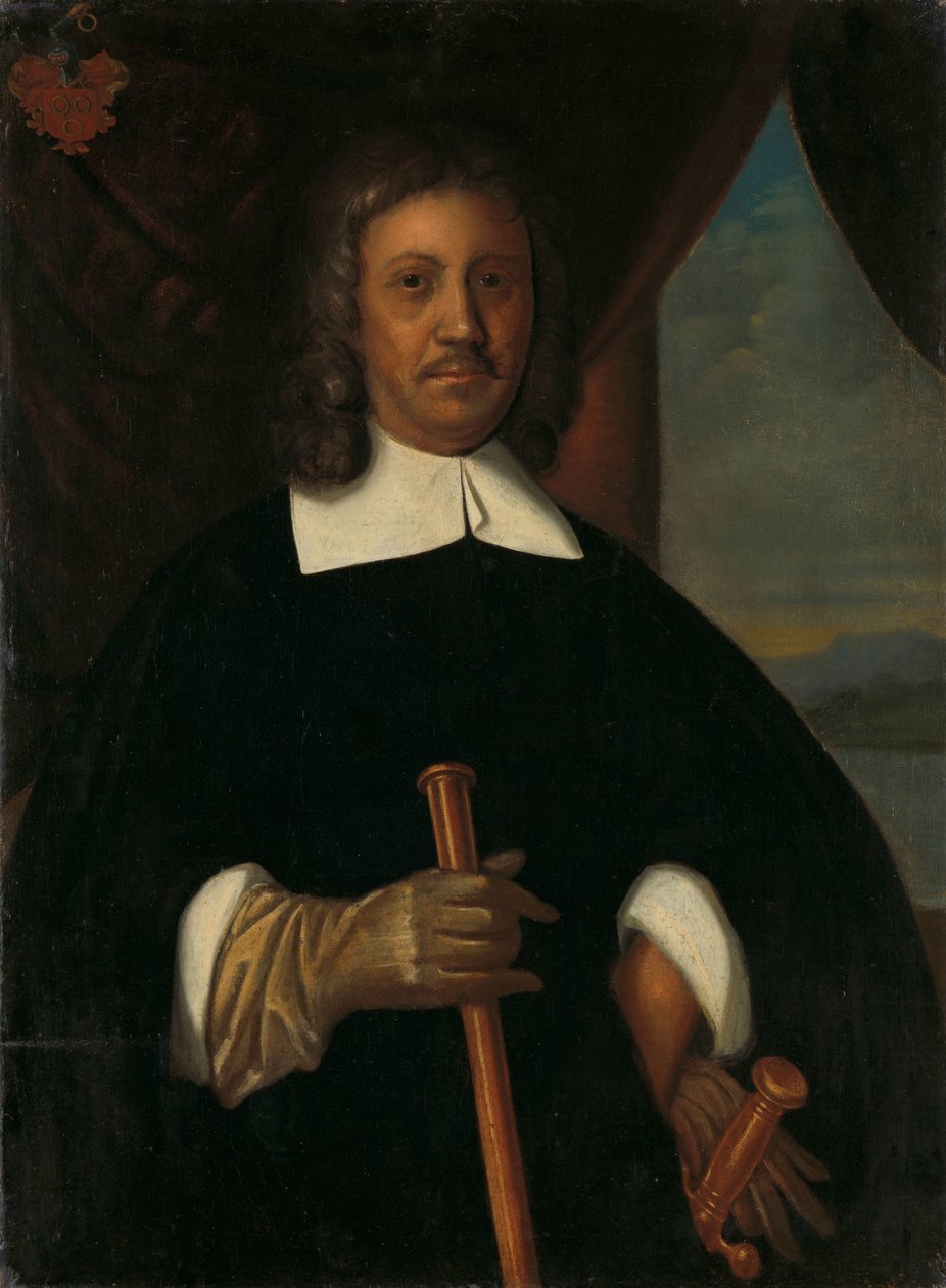 Portræt af Jan van Riebeeck (1619-77). Kommandør for Kap det Gode Håb og Malacca og sekretær for den høje regering i Batavia af Anonymous