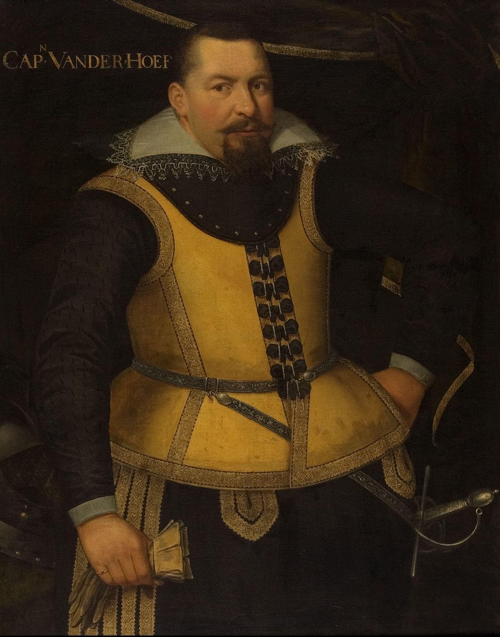 Portræt af Karel van der Hoeven, oversergent af Anonymous