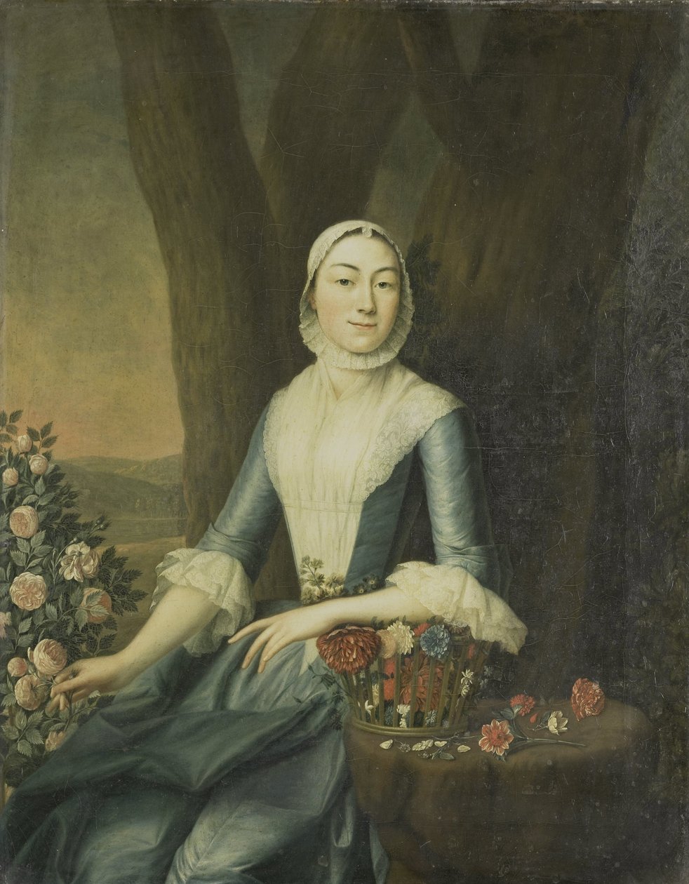 Portræt af Magdalena van Citters, hustru til Adriaen Isaac Hurgronje af Anonymous