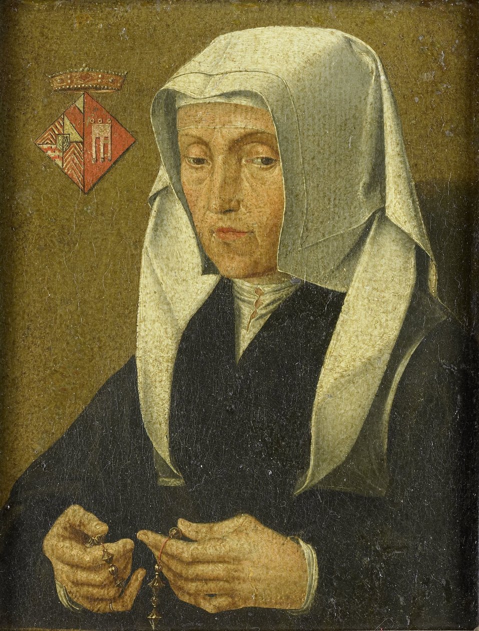 Portræt af Magdalena van Werdenborgh (1464-1538) af Anonymous