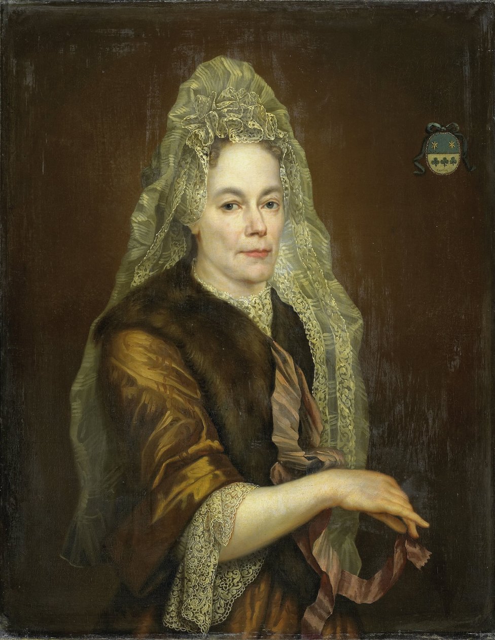 Portræt af Petronella Kettingh (1632-1707), hustru til Diederik van Hogendorp af Anonymous