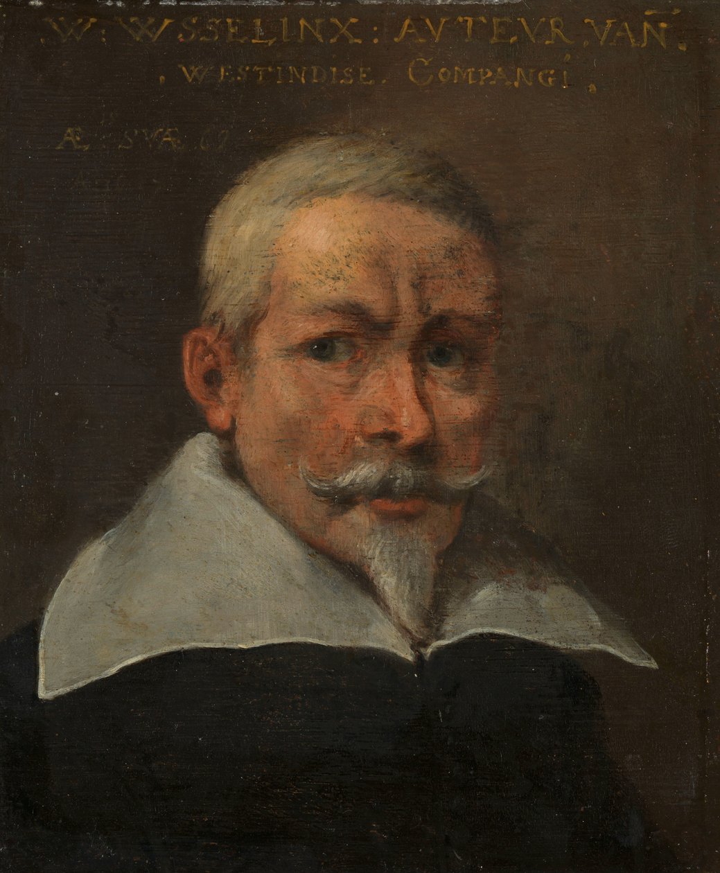 Portræt af Willem Usselinx, købmand og grundlægger af det hollandske vestindiske selskab af Anonymous