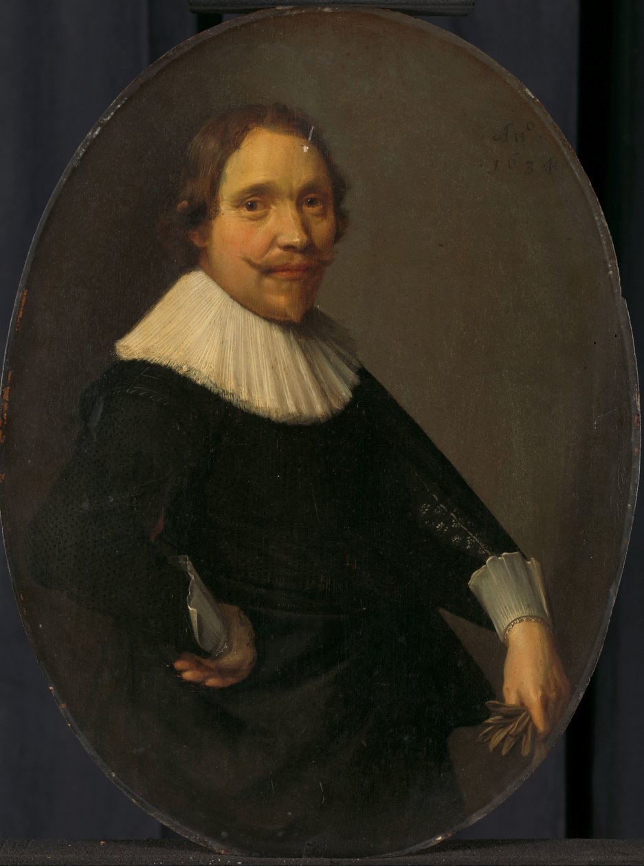 Portræt af Willem van Oldenbarneveldt, Lord of Stoutenburg, kavalerikaptajn i spansk og hollandsk tjeneste af Anonymous