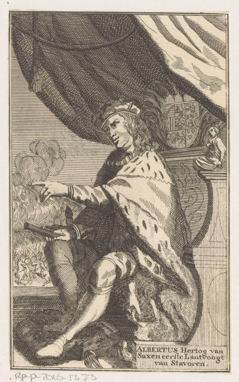 Portræt af Albrecht III, hertug af Sachsen af Anonymous