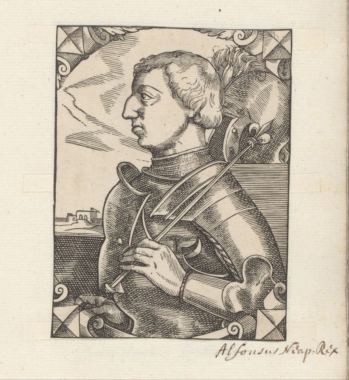 Portræt af Alfonso V af Aragon af Anonymous
