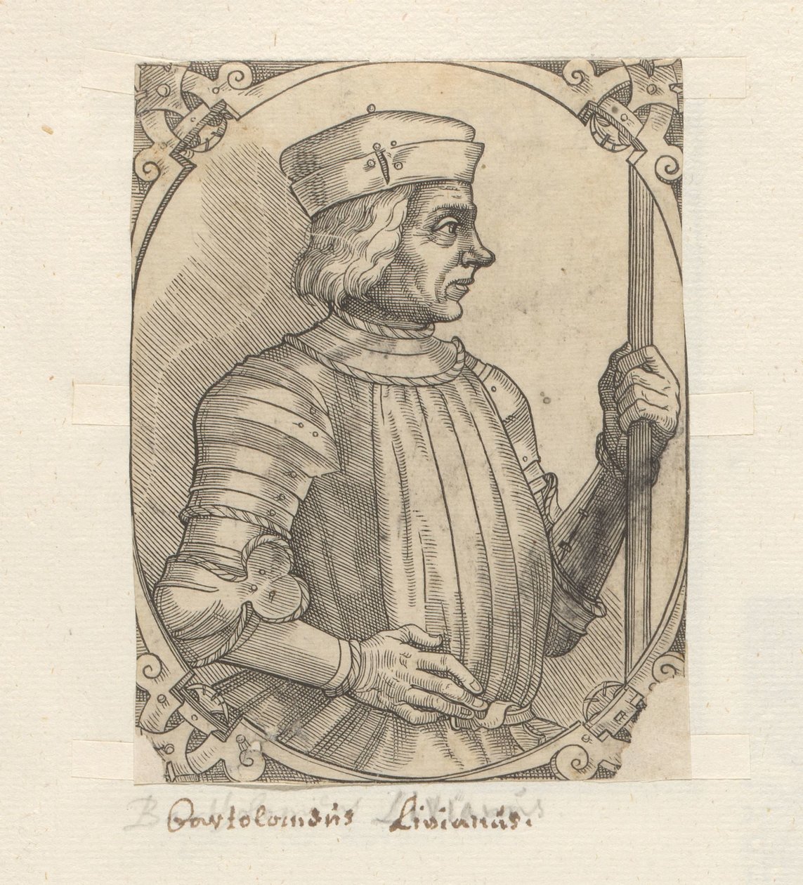Portret van Bartholomeus Livianus af Anonymous