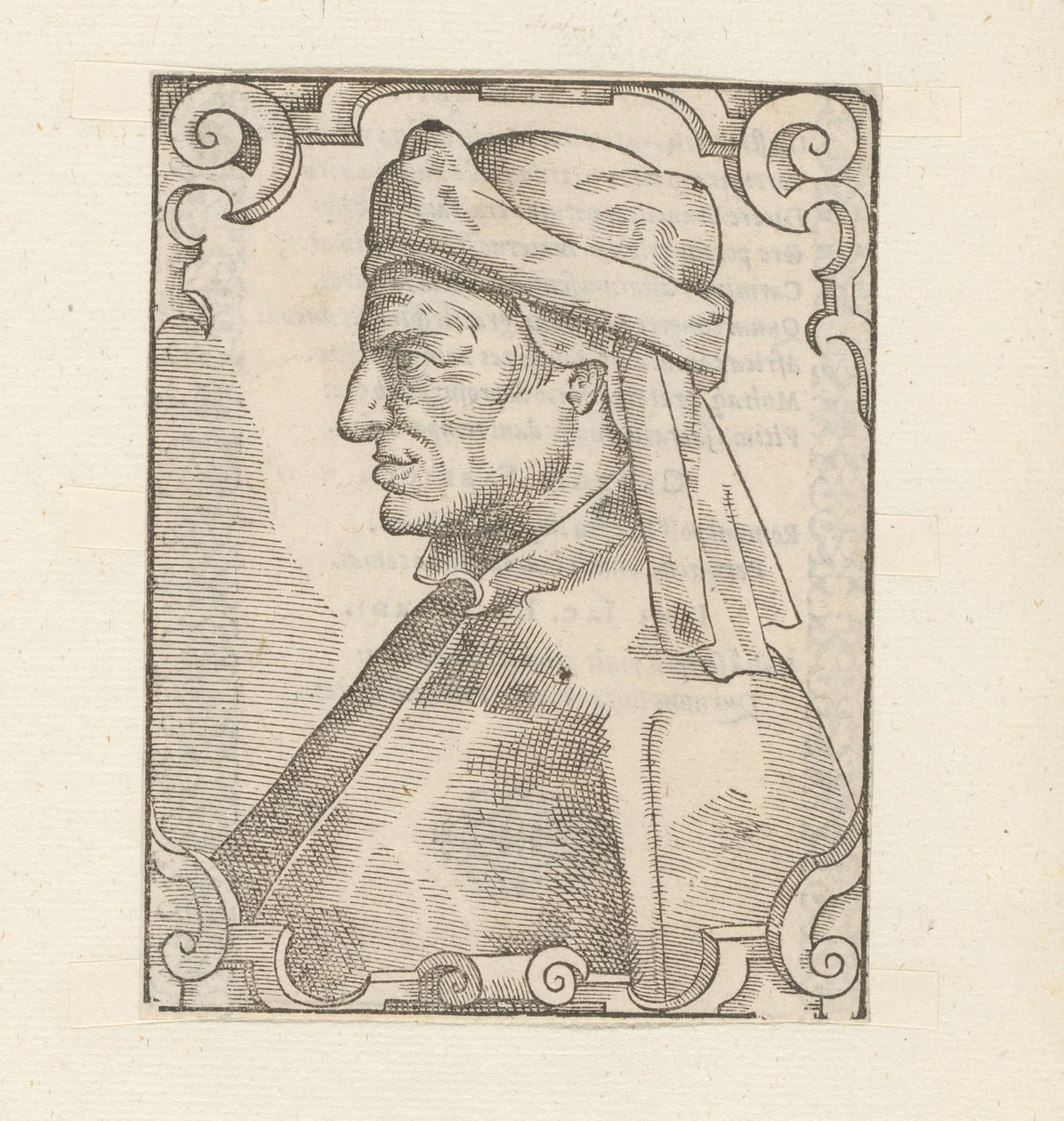 Portret van Bartolus van Sassoferrato af Anonymous