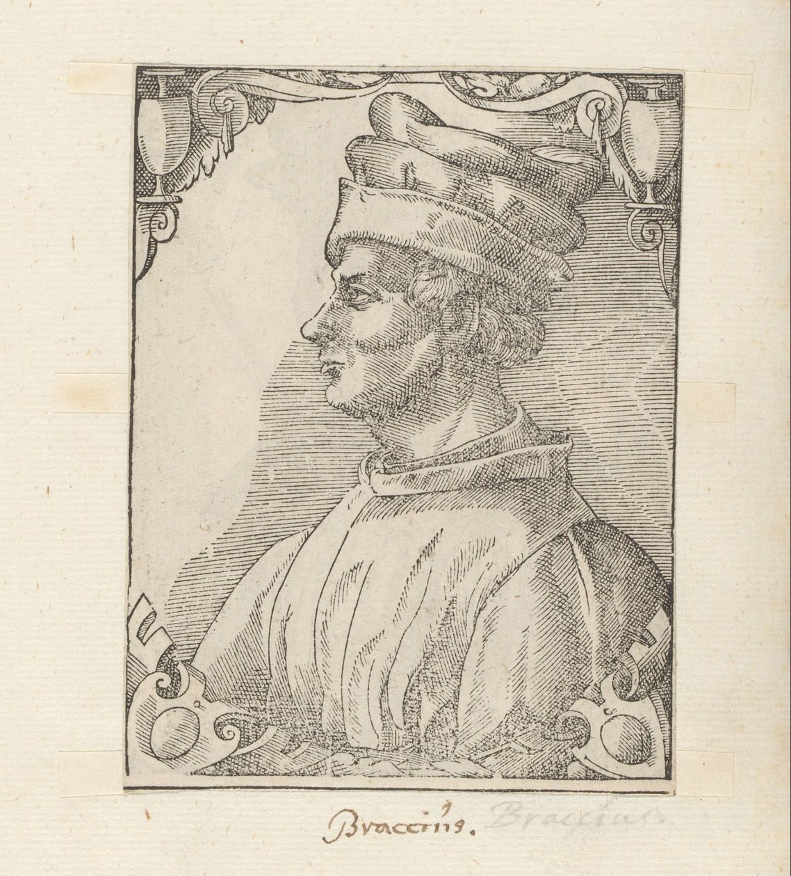 Portret af Braccio da Montone af Anonymous