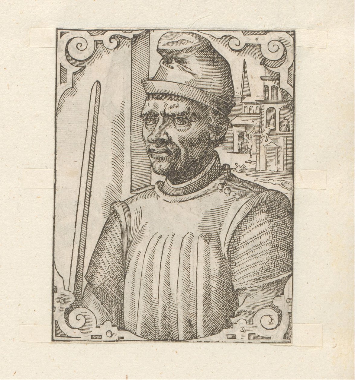 Portræt af Cabrinus Fondalius af Anonymous