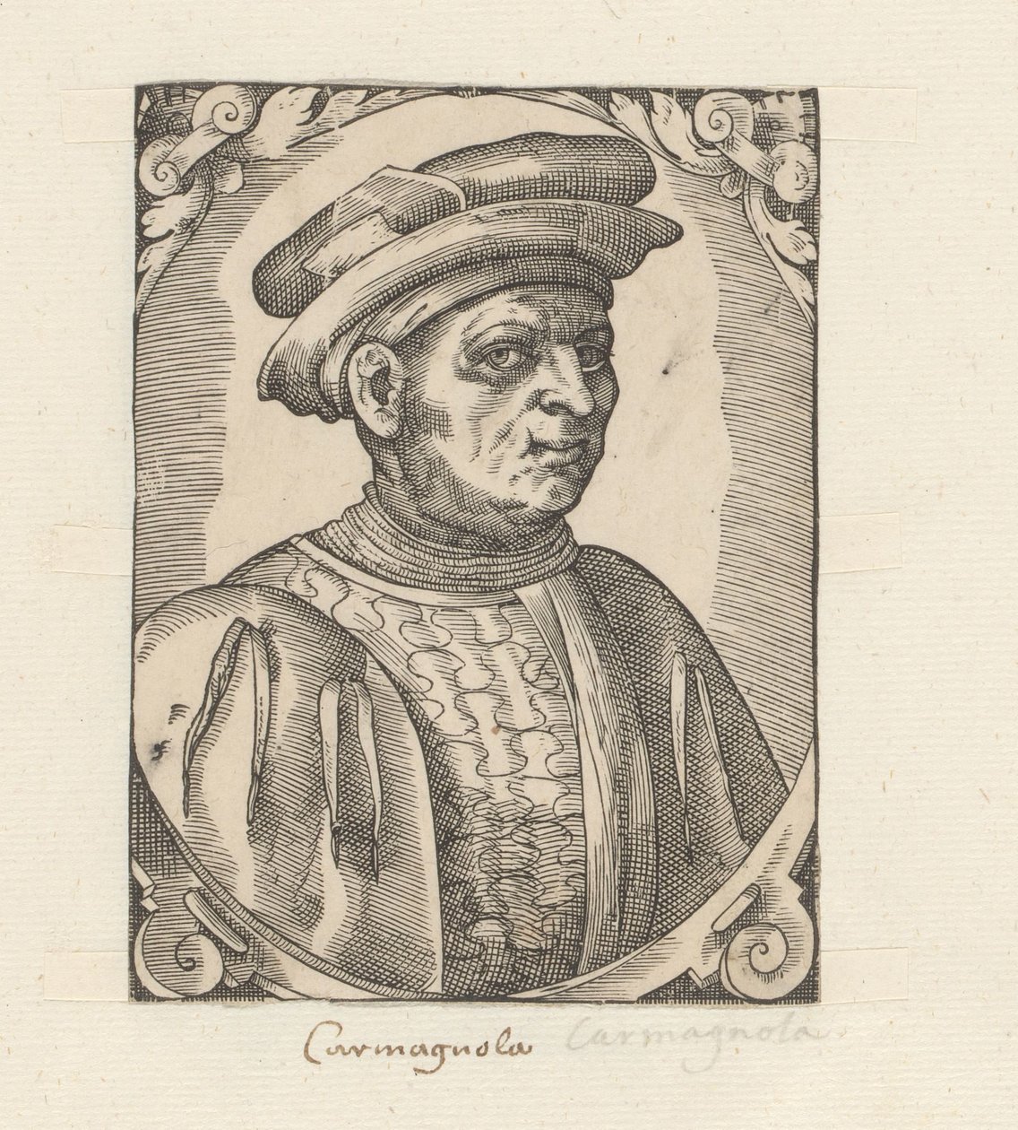 Portræt af Francesco Bussone fra Carmagnola af Anonymous