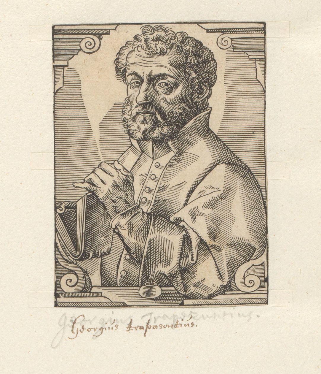Portret van Georg af Trebizond af Anonymous