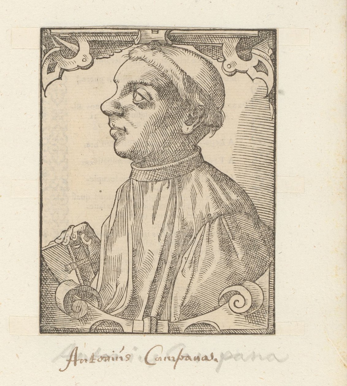 Portret af Giovanni Antonio Campani af Anonymous