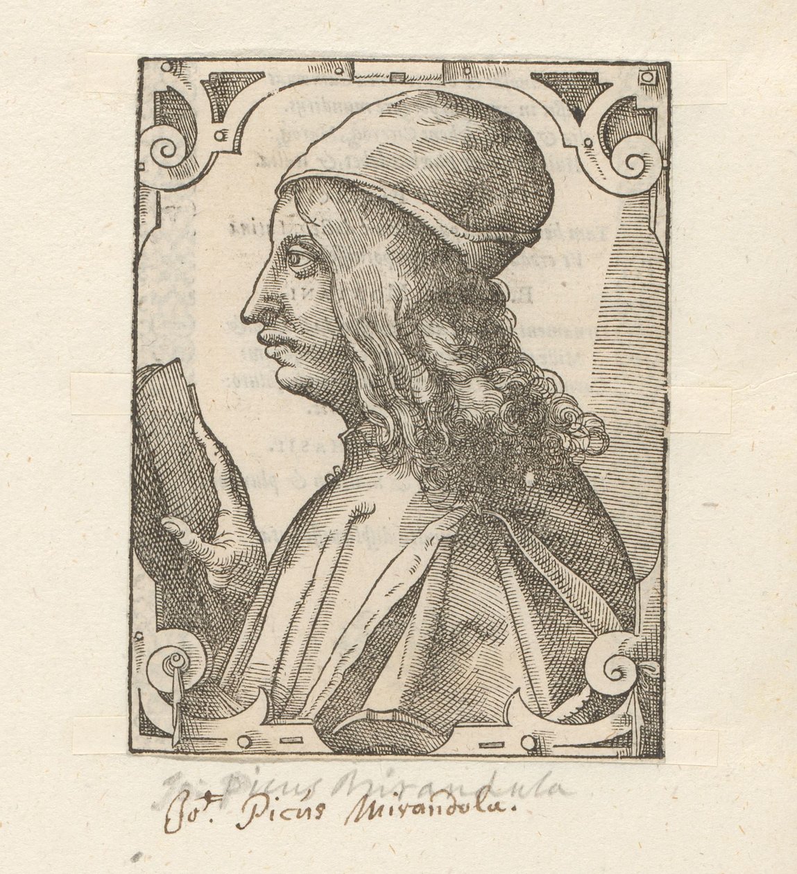 Portret af Giovanni Pico della Mirandola af Anonymous