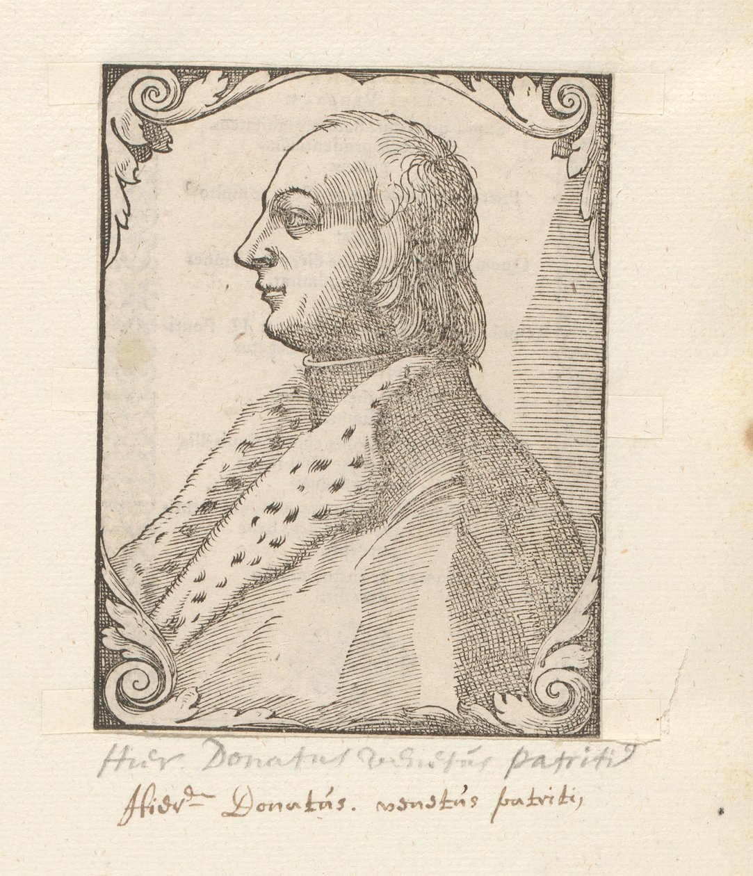 Portret af Girolamo Donati af Anonymous