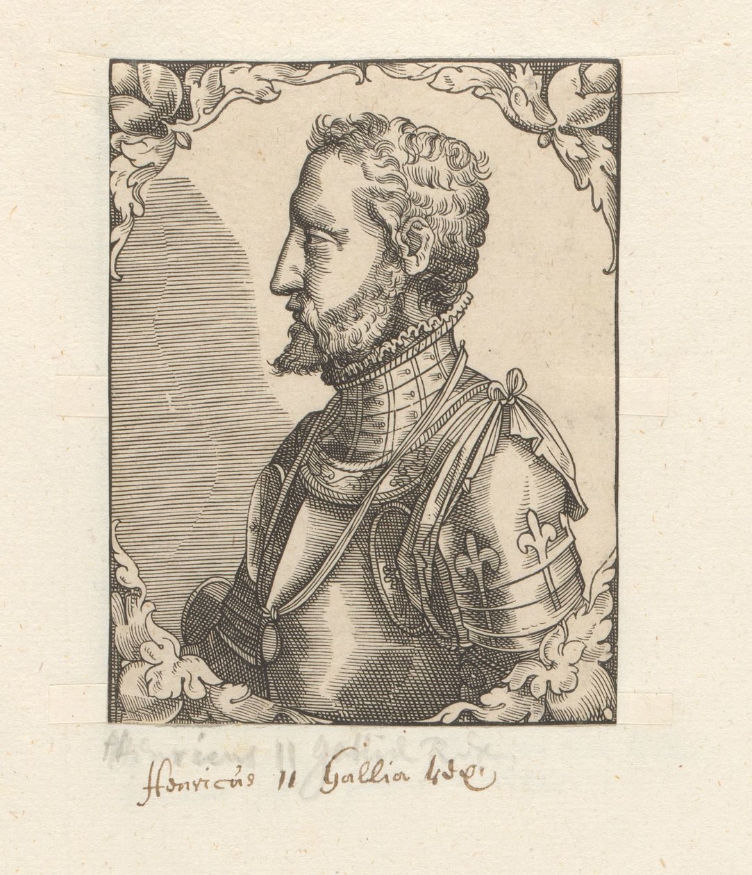 Portræt af Henrik II, konge af Frankrig af Anonymous