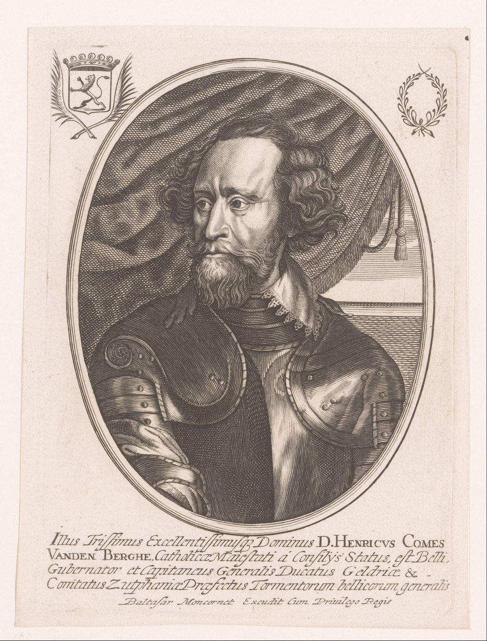 Portræt af Hendrik van den Bergh af Anonymous
