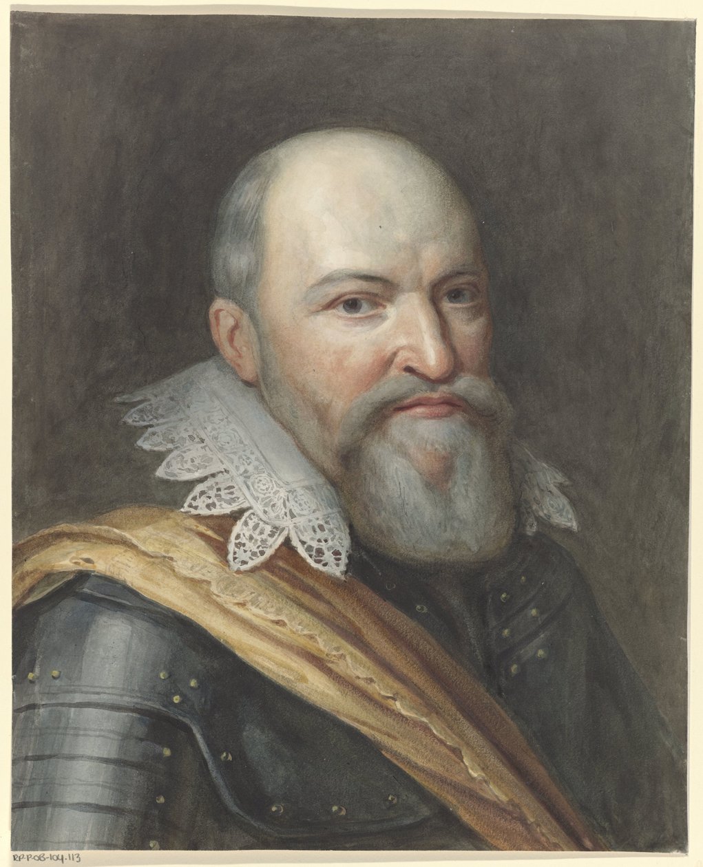 Portræt af Justin, greve af Nassau af Anonymous