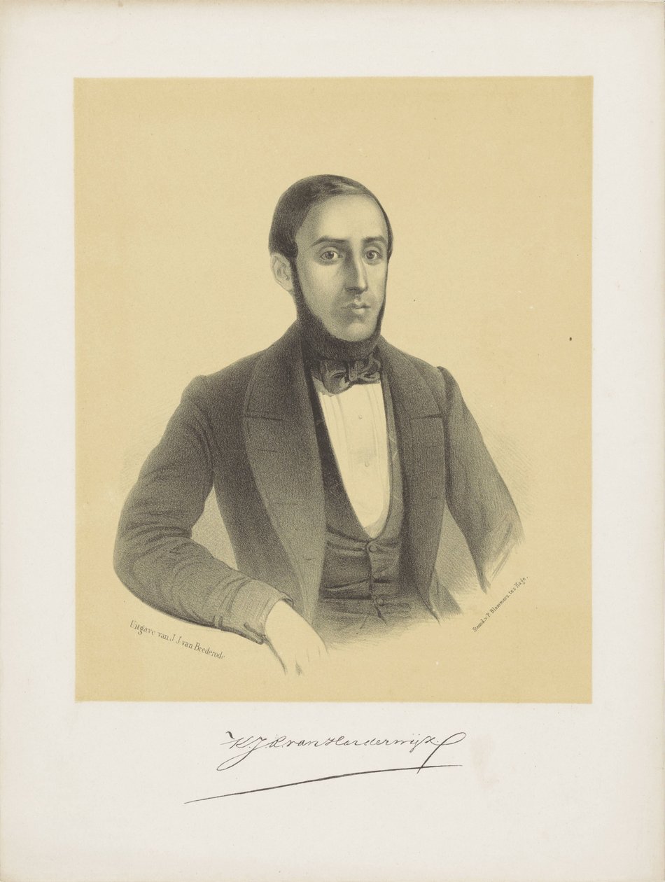 Portræt af Karel Johan Reinier van Harderwijk af Anonymous