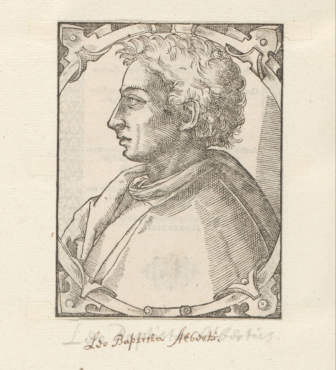 Portret af Leon Battista Alberti af Anonymous
