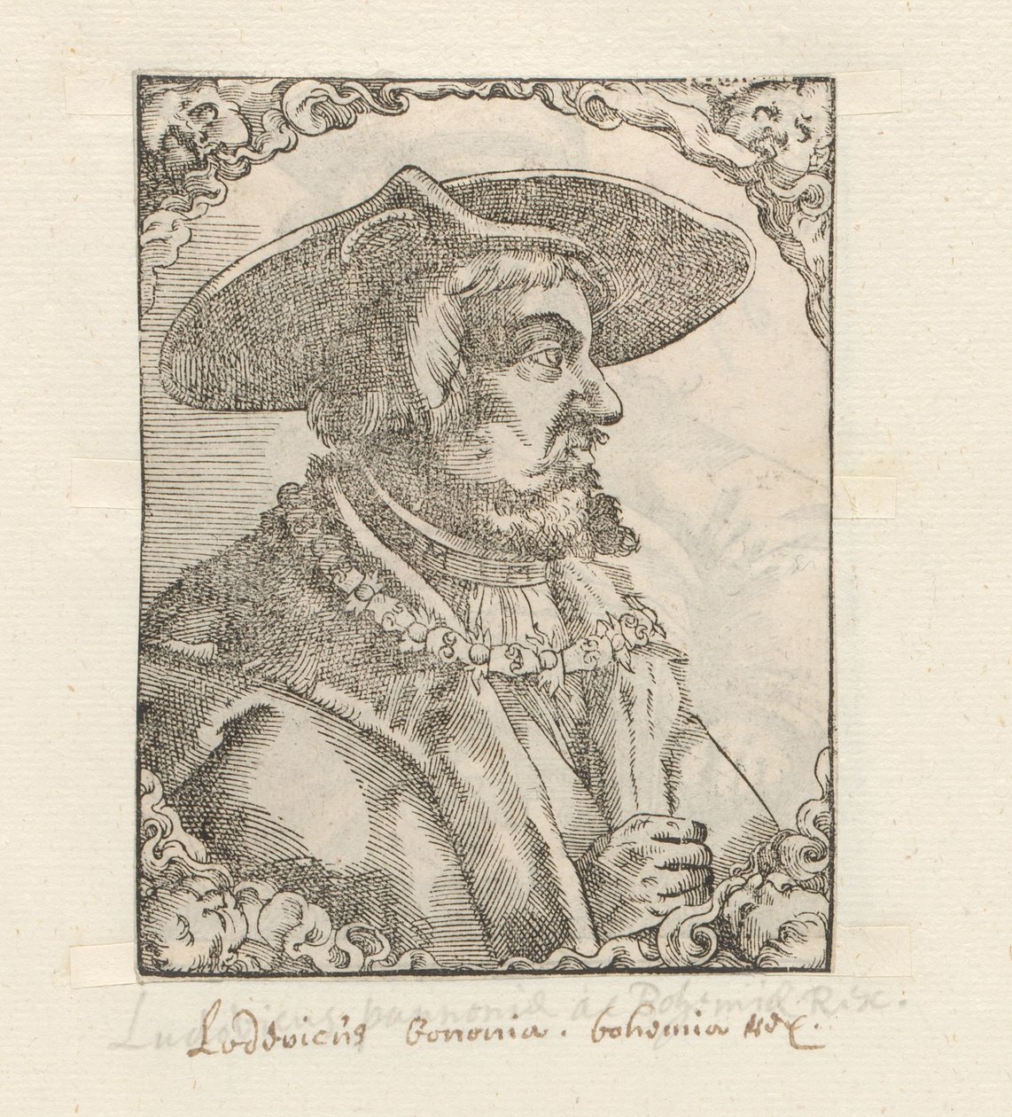 Portræt af Ludvig II af Ungarn af Anonymous
