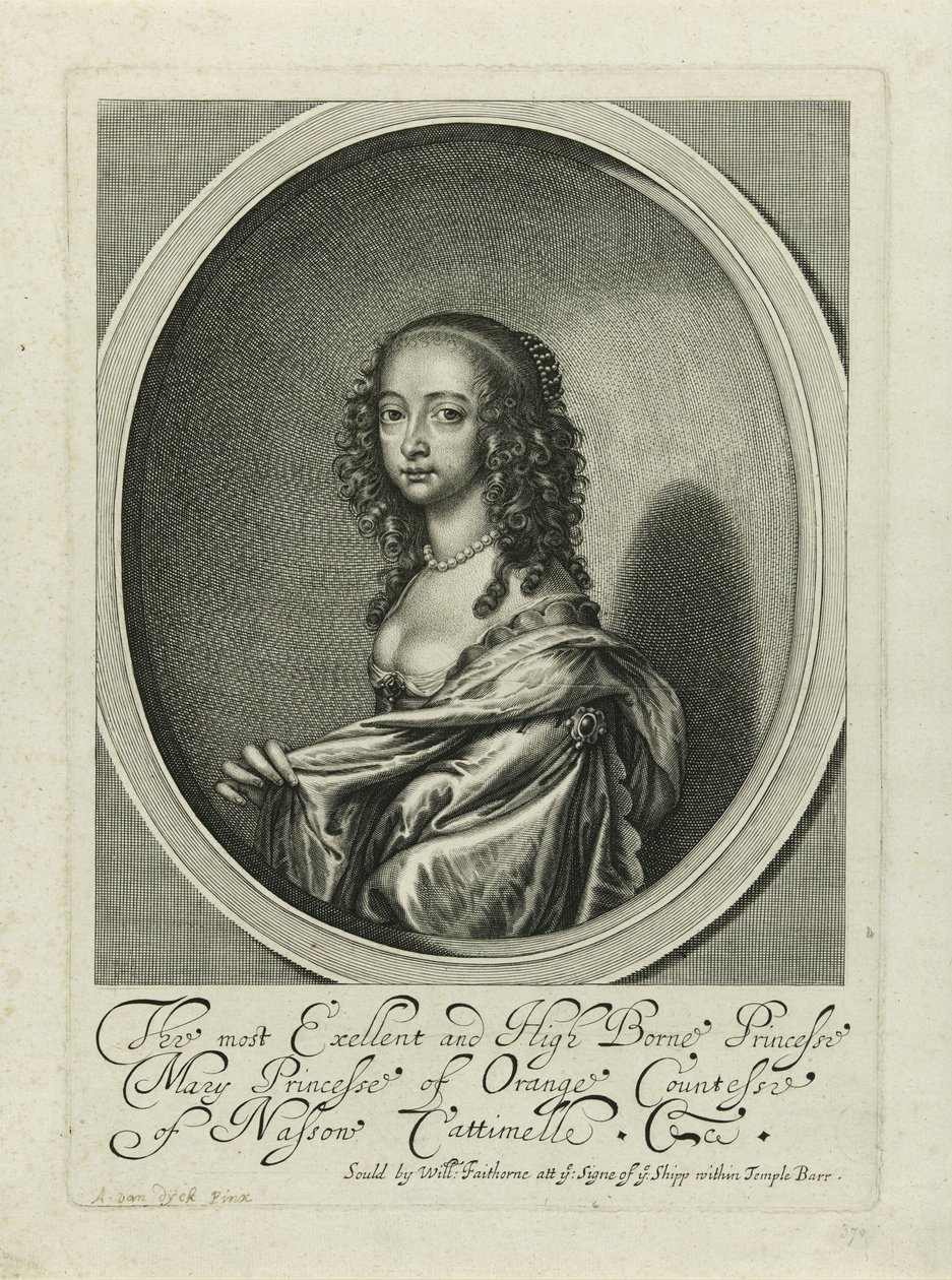 Portræt af Maria Henrietta Stuart af Anonymous
