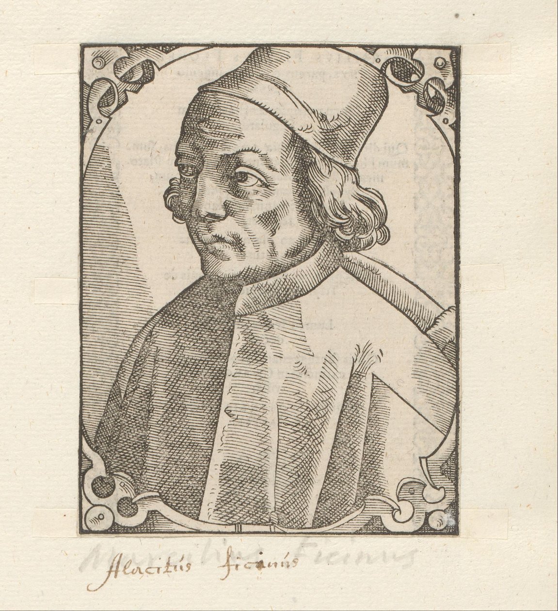 Portret af Marsilio Ficino af Anonymous