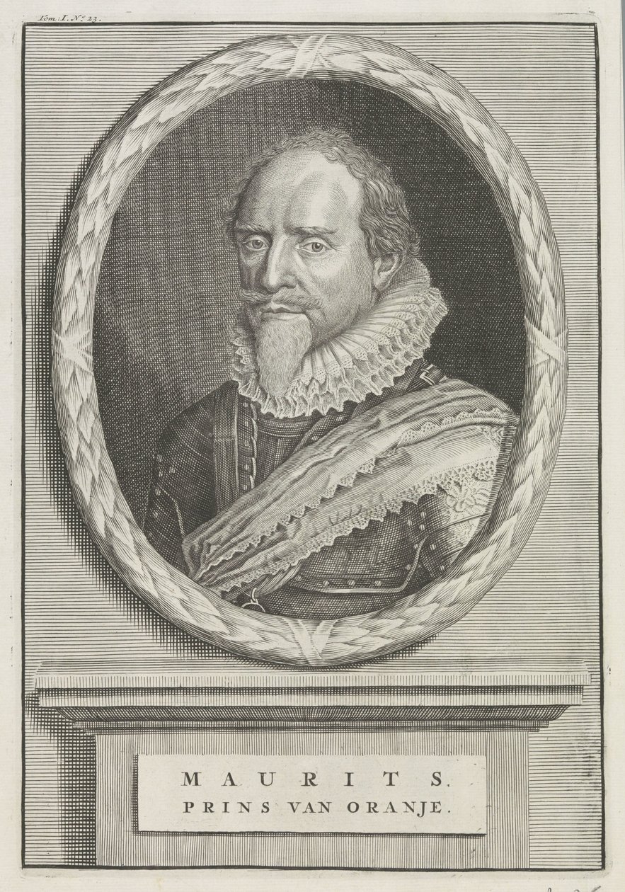 Portræt af Maurits, Prins af Orange af Anonymous