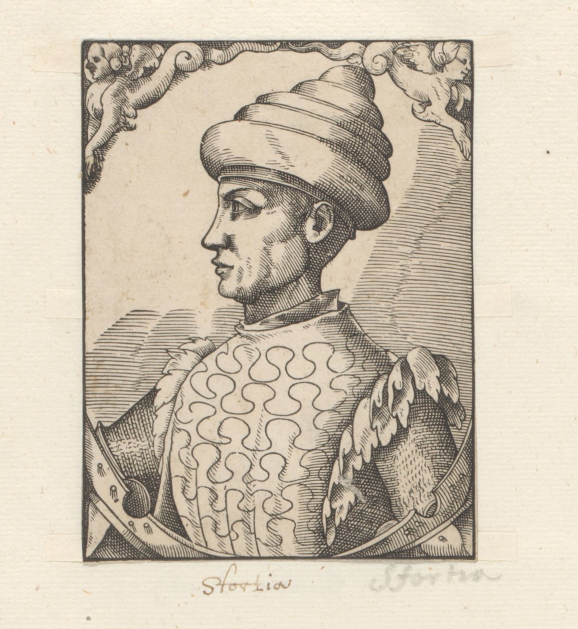 Portret af Muzio Attendola Sforza af Anonymous