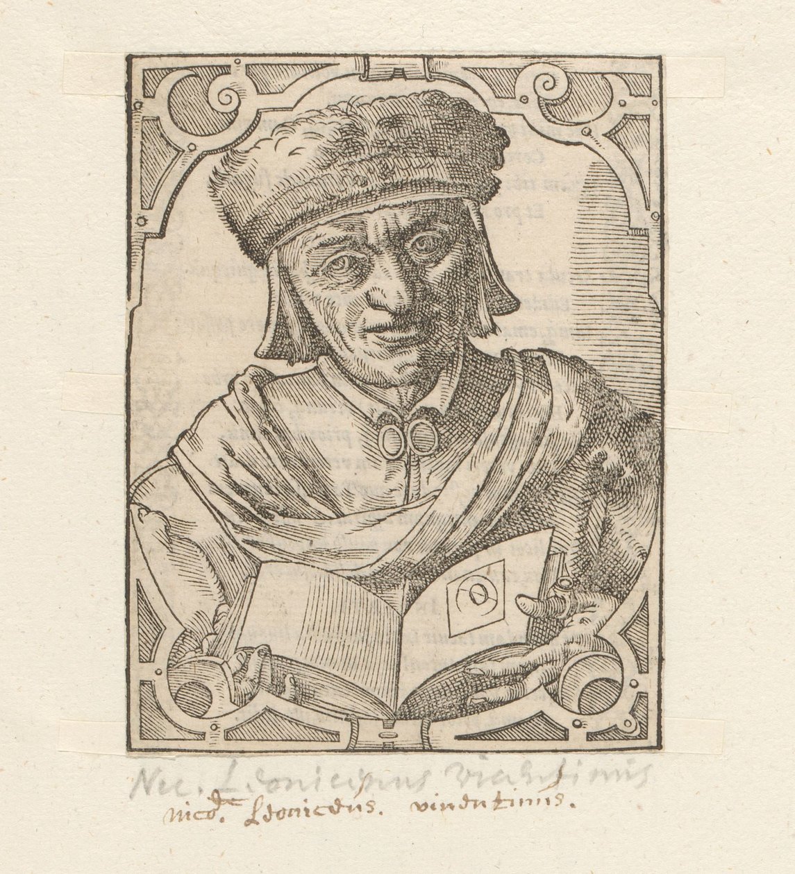 Portret af Niccolò Leoniceno af Anonymous