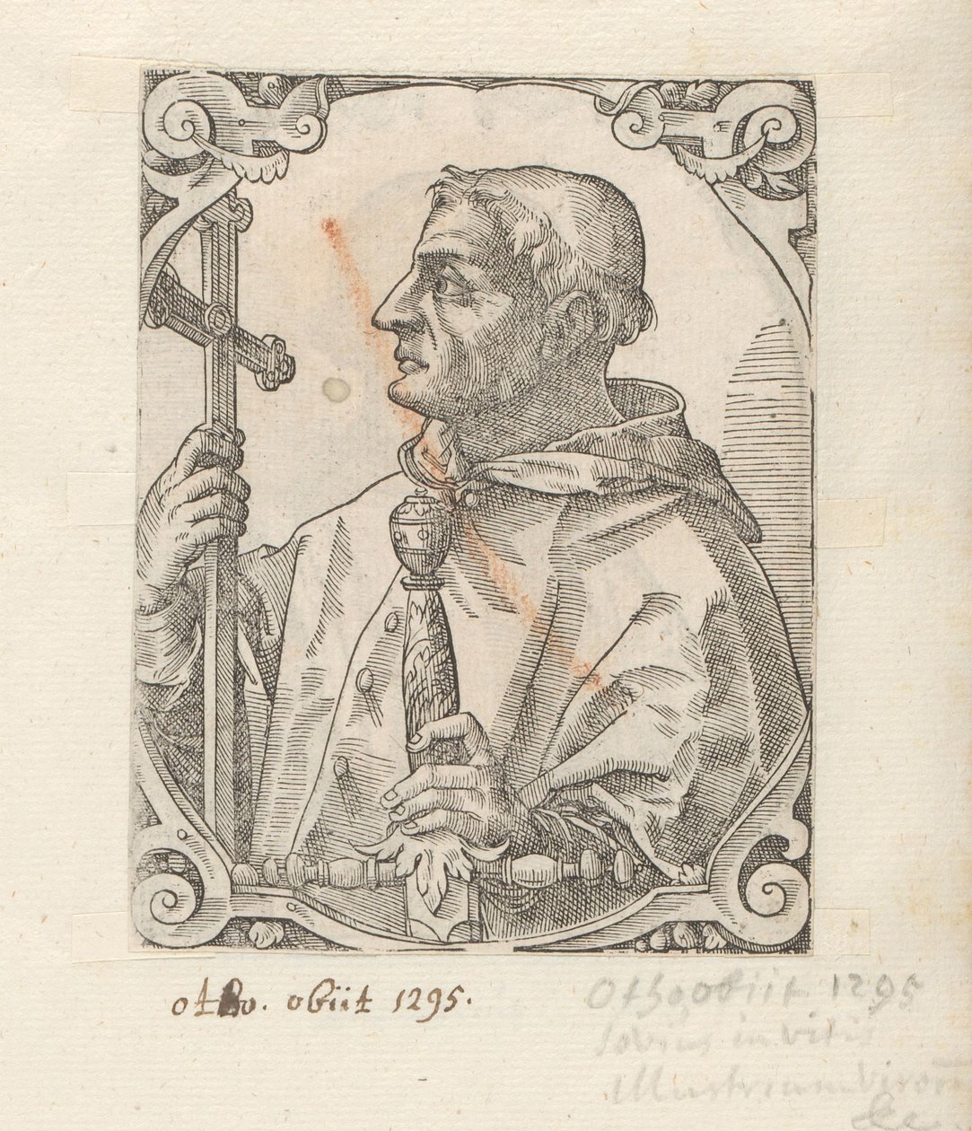 Portret af Ottone Visconti af Anonymous