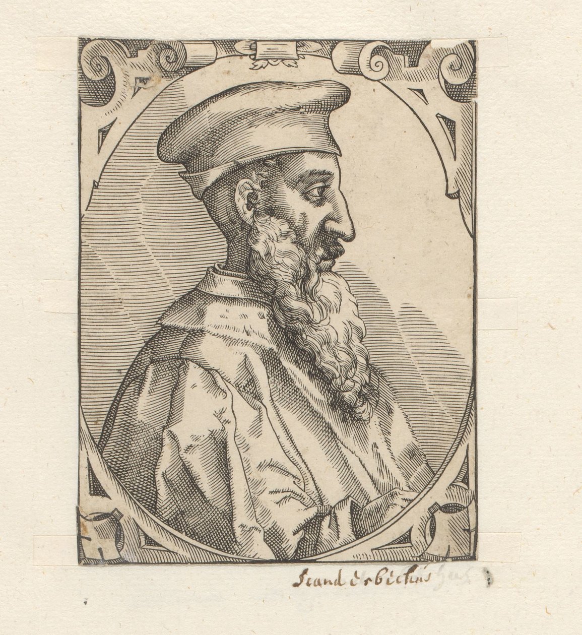 Portræt af van Skanderberg af Anonymous