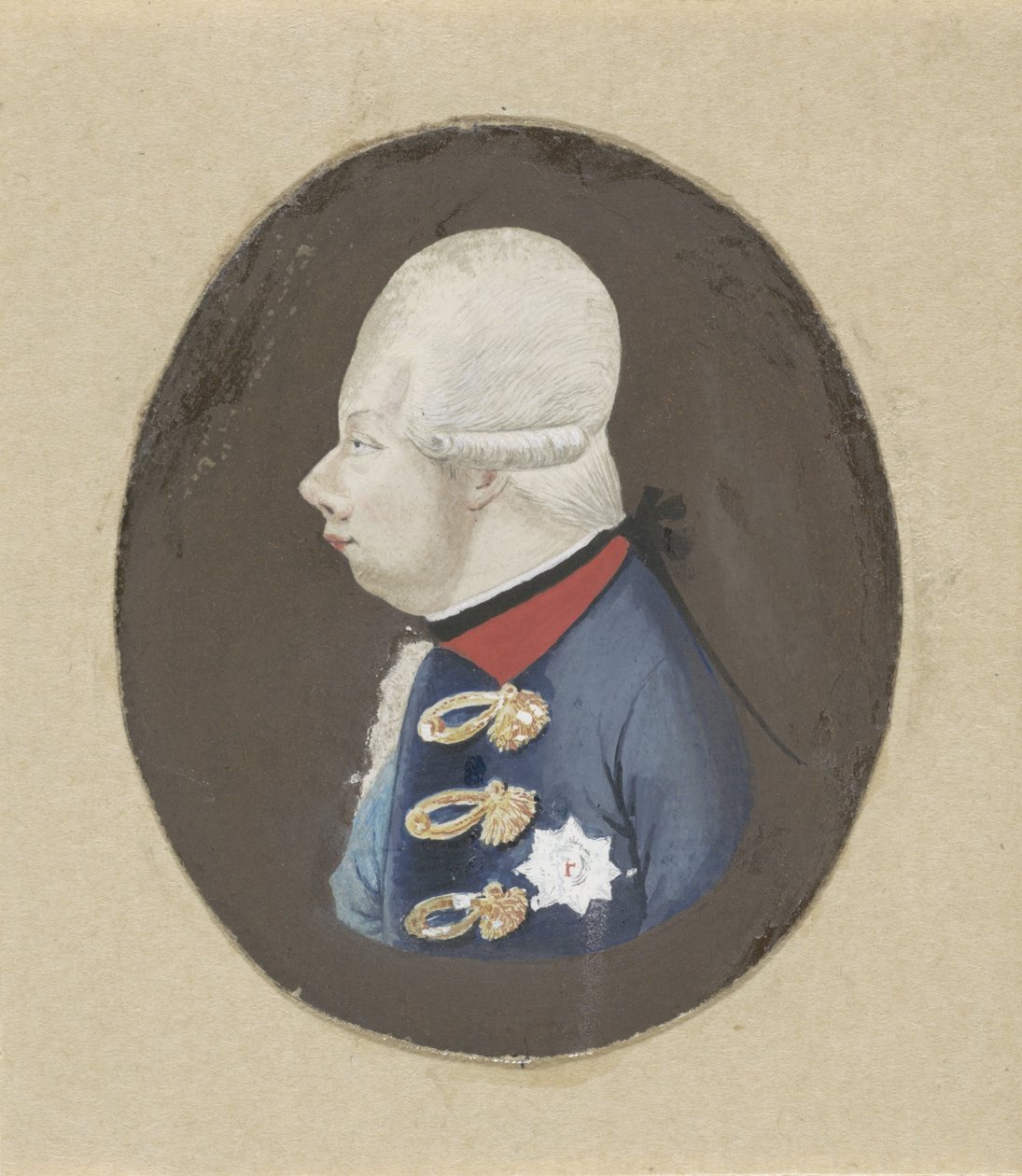 Portræt af William V, Prins af Orange-Nassau af Anonymous