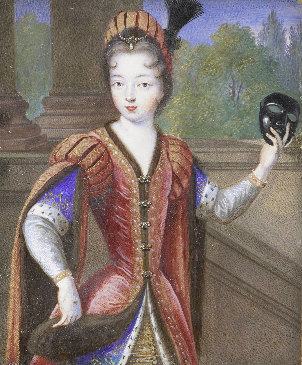 Portræt af en ung kvinde, muligvis Marguerite af Valois (1553-1615), datter af Henrik II af Anonymous