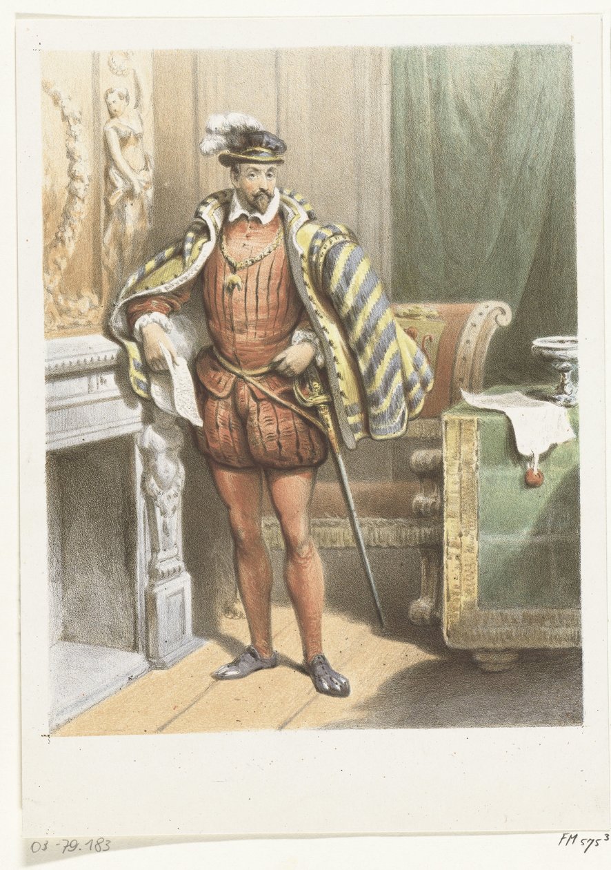 Portræt af en stående adelsmand, ca. 1572 af Anonymous