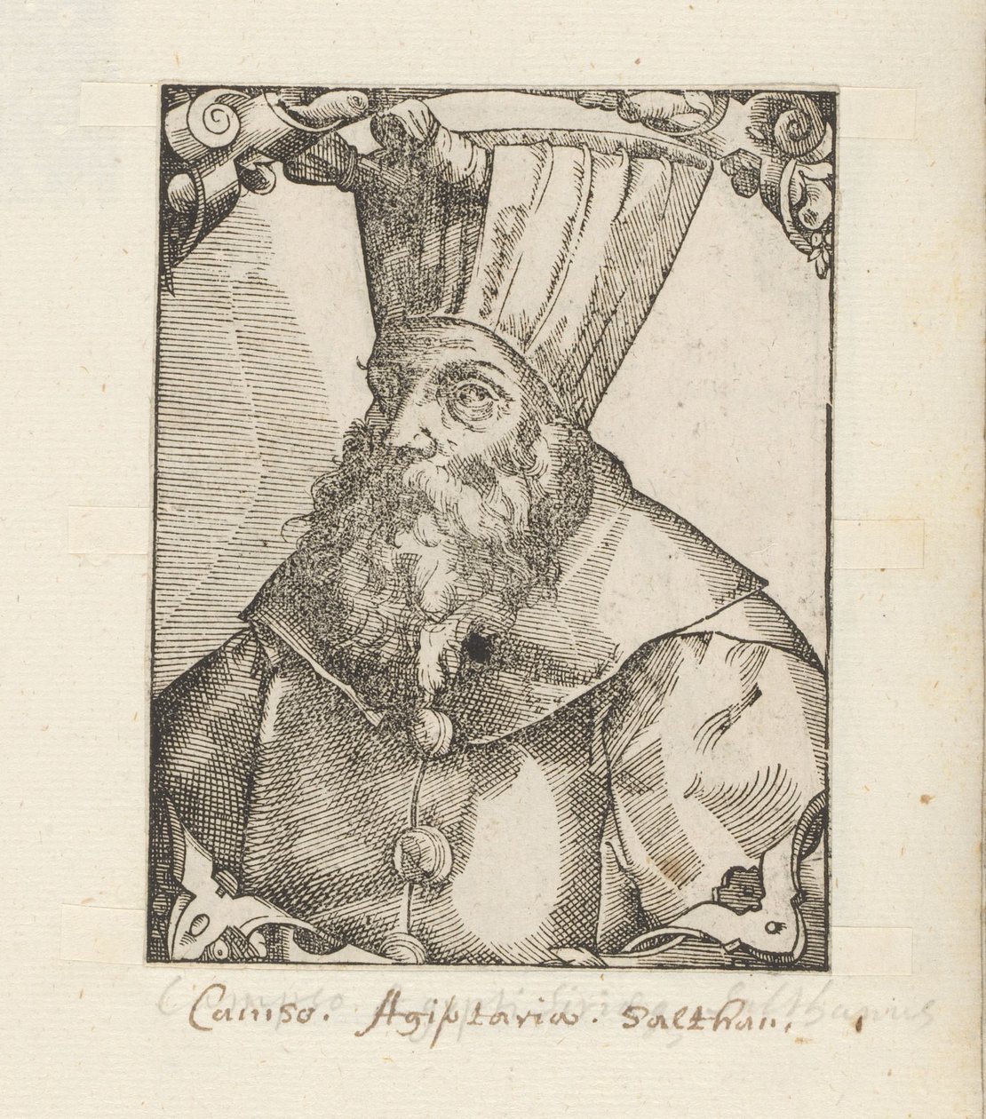 Portræt af Van Sultan Al-Ashraf Qansuh Al-Ghouri af Anonymous