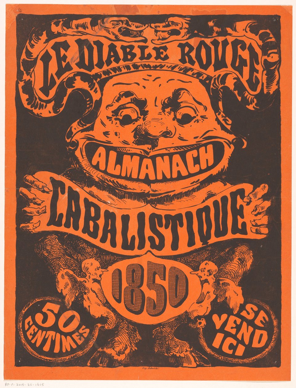 Annonceregning for Le Diable Rouge af Anonymous