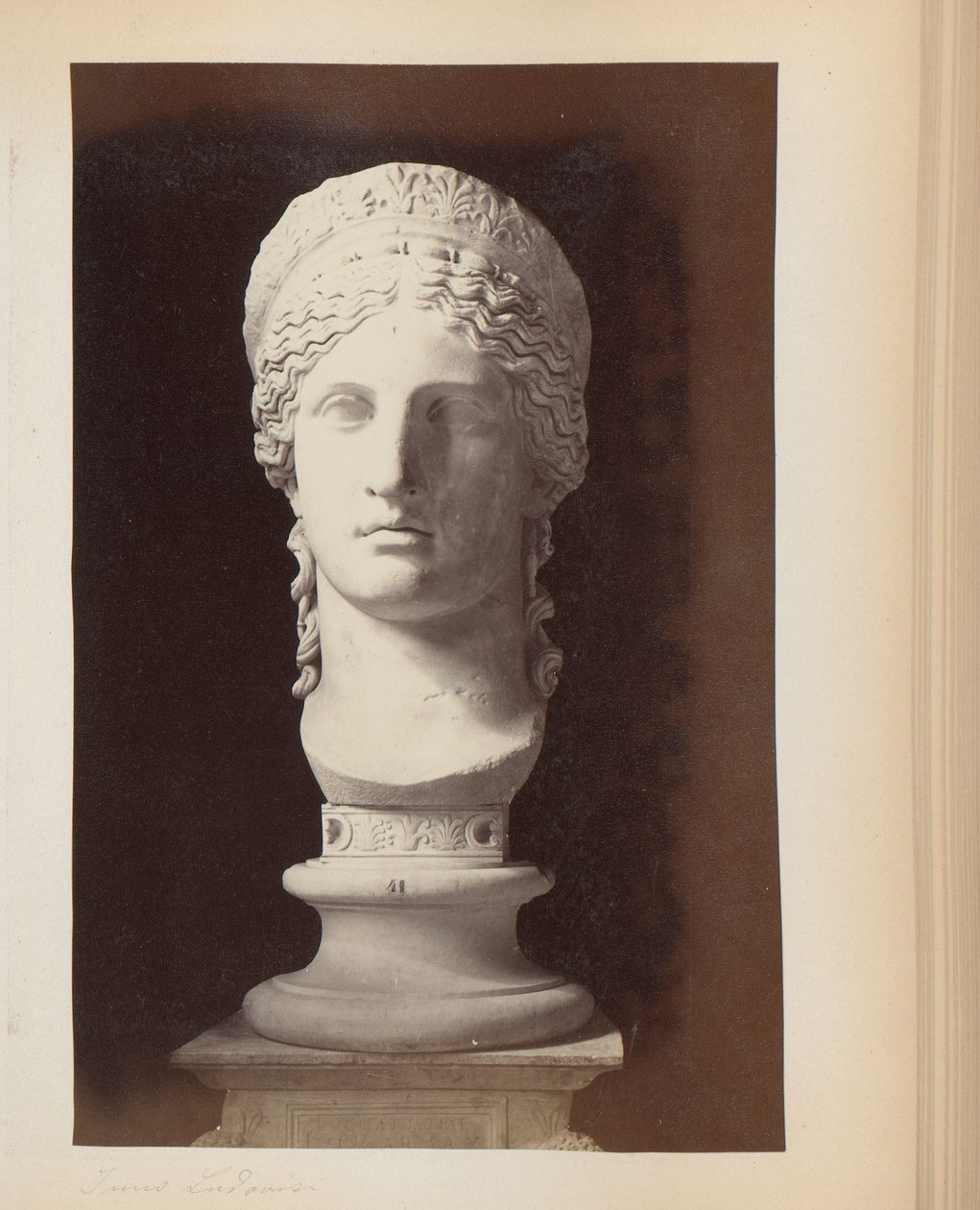 Skulptur Juno Ludovisi i Palazzo Altemps i Rom, Italien Juno Ludovisi (titel på objekt) af Anonymous