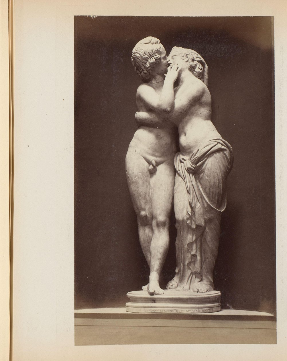 Skulptur af Amor og Psyche i Capitoline-museerne i Rom, Italien af Anonymous