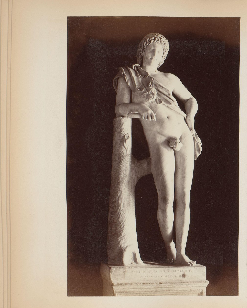 Skulptur af den hvilende Satyr i Capitoline-museerne i Rom, Italien af Anonymous